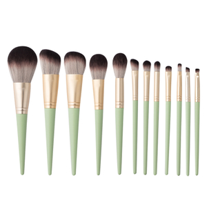 12pcs Wooden Makeup Brush Set